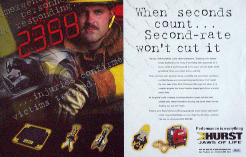 A series of magazine ads